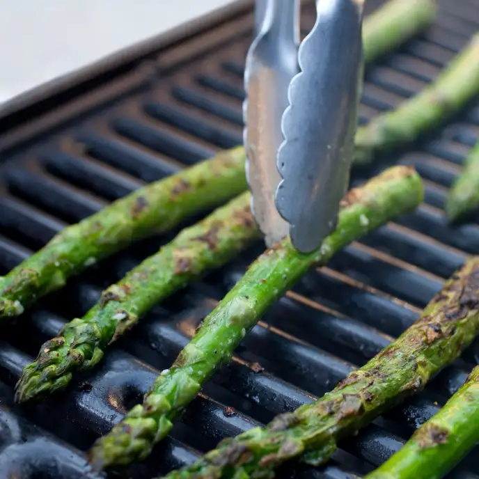 Asparagus on grill variation