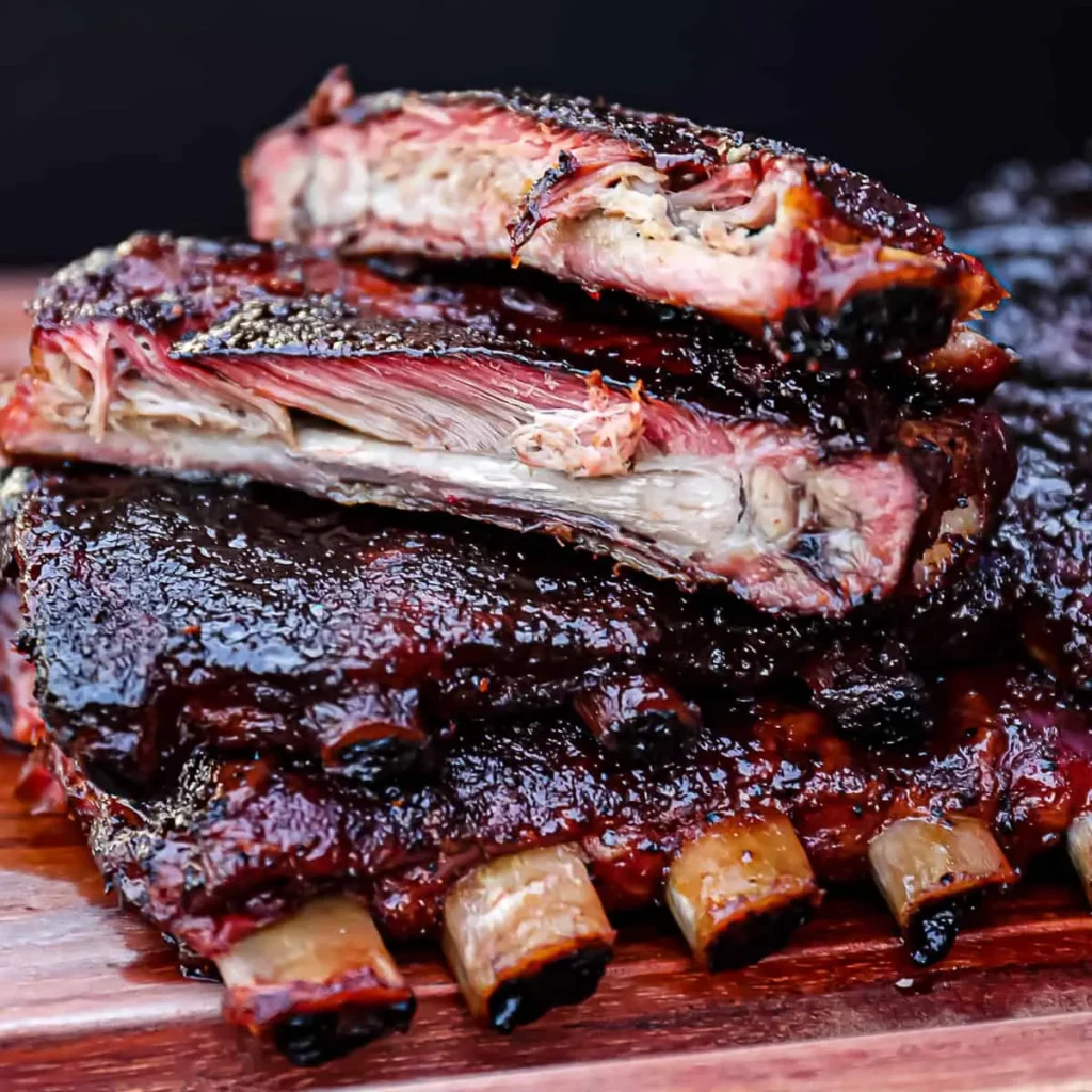 Delicious ribs baked at 400 degrees
