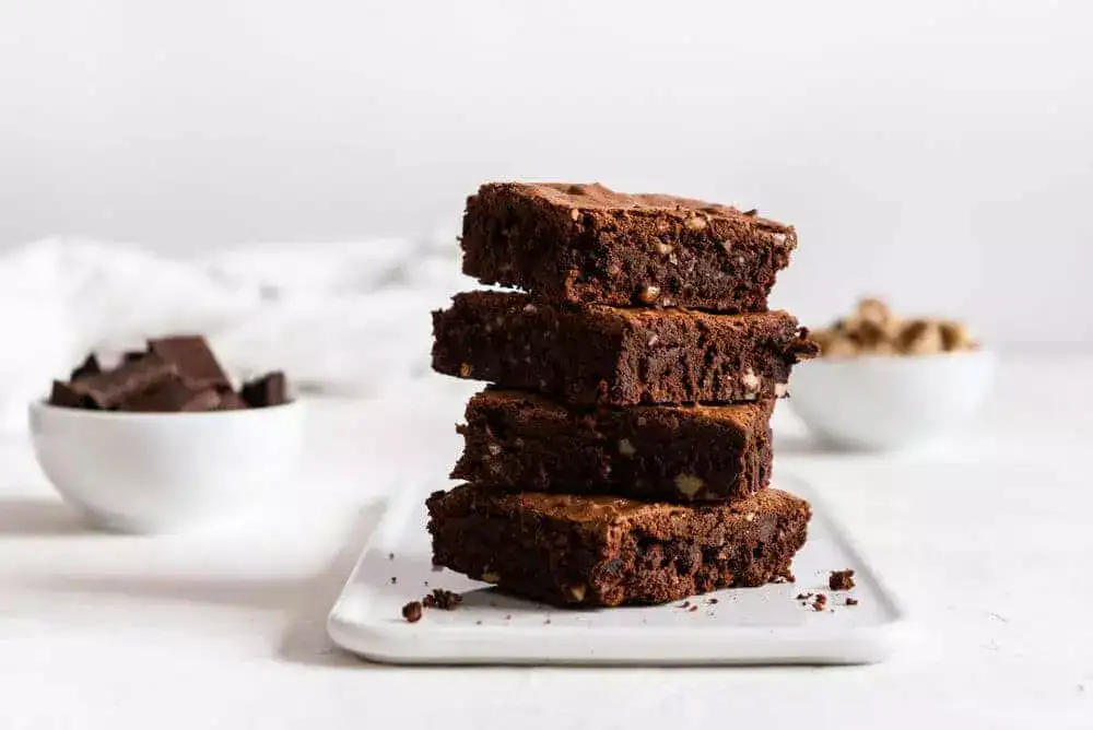 Delicious brownies without cocoa powder