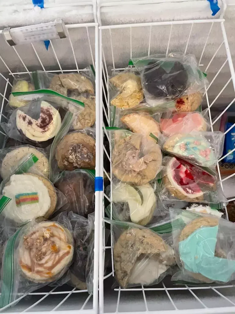 Frozen Crumbl Cookies