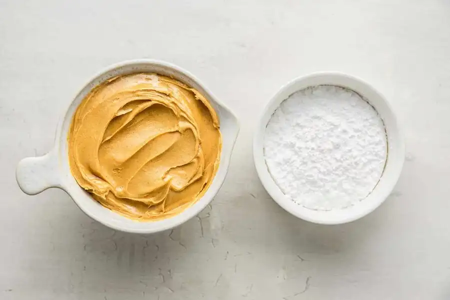 2 Ingredients to make Peanut Butter Cookies